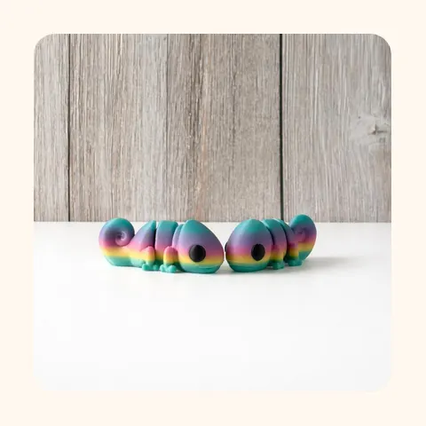 Rainbow Chameleon — Toys