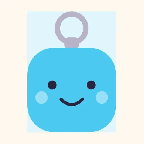 Wiggle Worm Keychain — Keychains